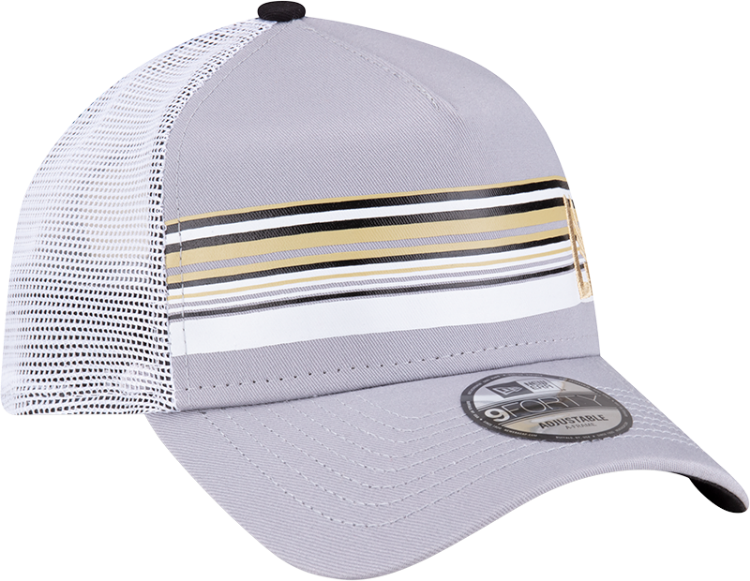 New Era Adult Los Angeles FC 9Forty Off White Trucker Hat side view