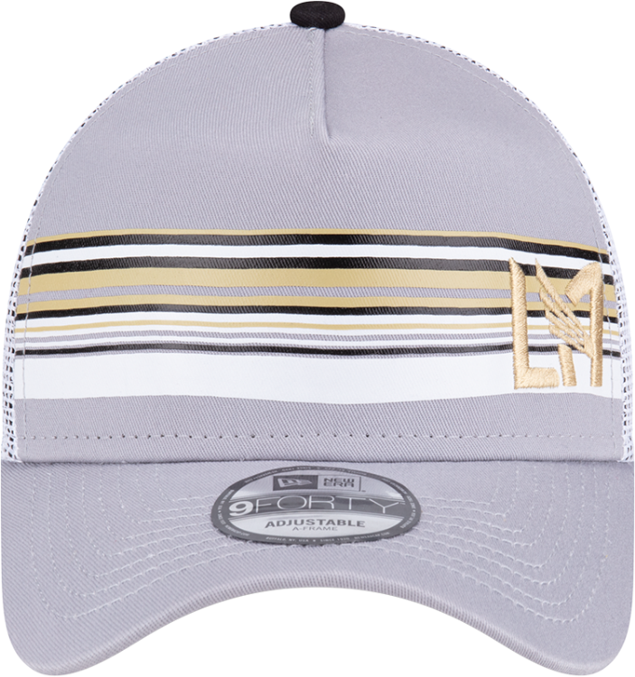 New Era Adult Los Angeles FC 9Forty Off White Trucker Hat back view