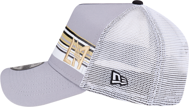 New Era Adult Los Angeles FC 9Forty Off White Trucker Hat detail view