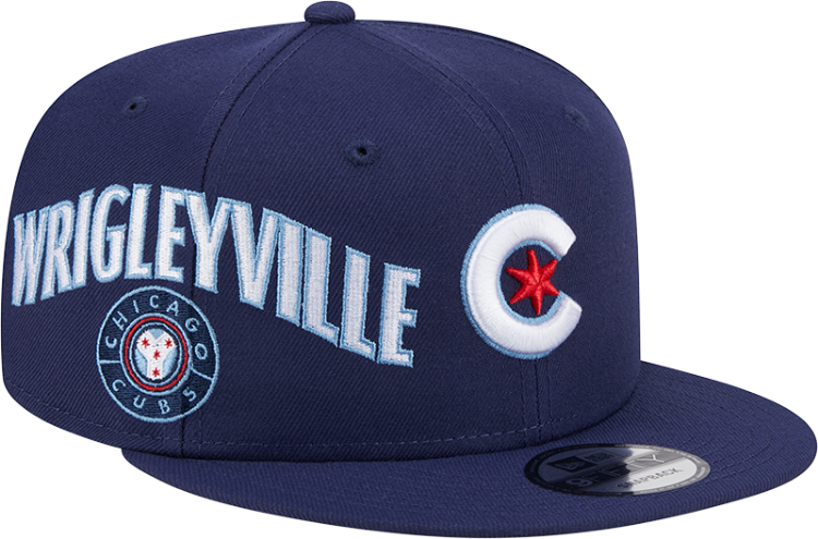 Chicago Cubs New Era City Connect 9Fifty Snapback Hat front view