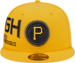 Men's Pittsburgh Pirates New Era Gold City Connect Icon 9FIFTY Snapback Hat