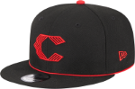 Cincinnati Reds MLB City Connect 2024 Black 9FIFTY Snapback Hat