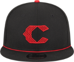 Cincinnati Reds MLB City Connect 2024 Black 9FIFTY Snapback Hat