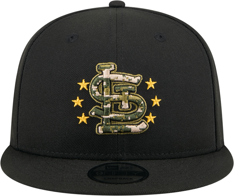 New Era St Louis Cardinals MLB 2024 Armed Forces Day 9fifty Snapback Hat back view