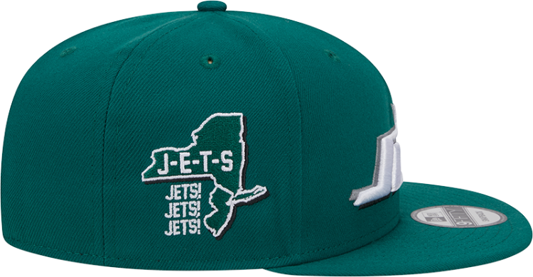 Men's New York Jets New Era Official 2024 NFL Draft On Stage 9FIFTY Snapback Hat image 5