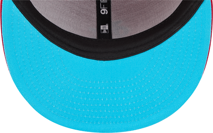 St. Louis Cardinals Father's Day 2024 On Field Teal Blue New Era Snapback Hat image 7