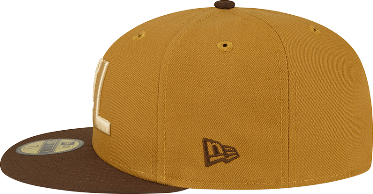 St. Louis Cardinals Brown Old Gold 1940 ASG Patch Dark Green UV New Era 59Fifty Fitted Hat detail view