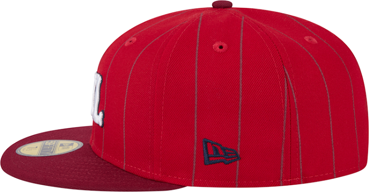 Men's St. Louis Cardinals New Era Red 2024 City Connect Throwback 59FIFTY Fitted Hat detail view