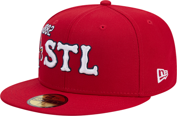 Men's St. Louis Cardinals New Era Red 2024 City Connect Icon 59FIFTY Fitted Hat