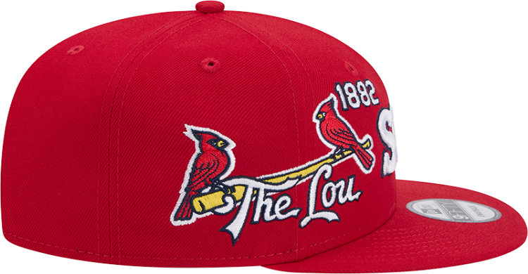 Men's St. Louis Cardinals New Era Red 2024 City Connect Icon 9FIFTY Snapback Hat