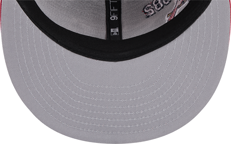 Men's St. Louis Cardinals New Era Red 2024 City Connect Icon 9FIFTY Snapback Hat image 7