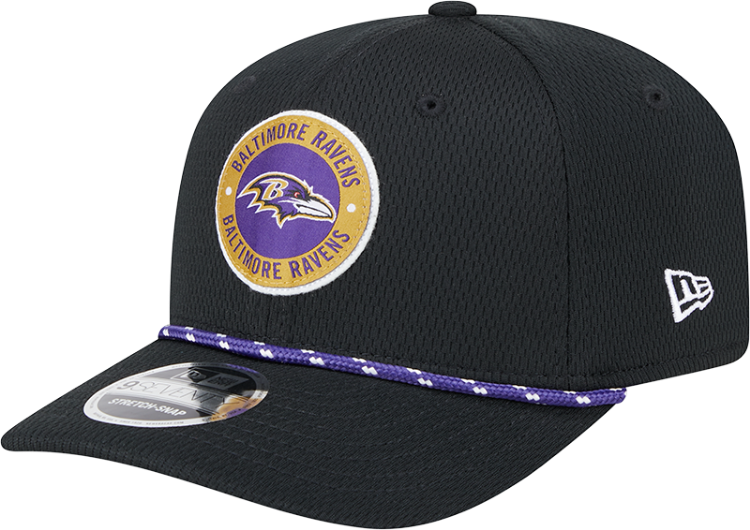 Picture of New Era Baltimore Ravens 2024 Sideline Stretch 9SEVENTY Adjustable Hat 