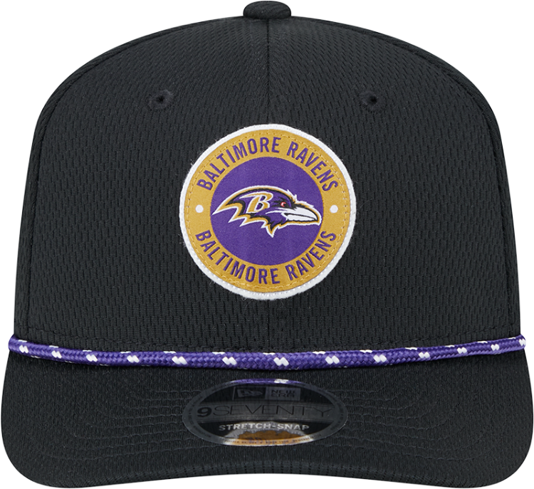 New Era Baltimore Ravens 2024 Sideline Stretch 9SEVENTY Adjustable Hat 