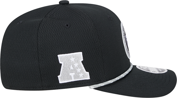 New Era Las Vegas Raiders 2024 Sideline Stretch 9SEVENTY Adjustable Hat image 6