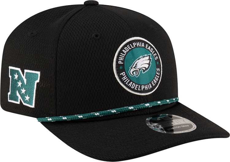 New Era Philadelphia Eagles 2024 Sideline Stretch 9SEVENTY Adjustable Hat