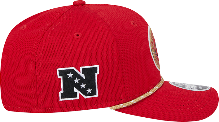 New Era San Francisco 49ers 2024 Sideline Stretch 9SEVENTY Adjustable Hat
