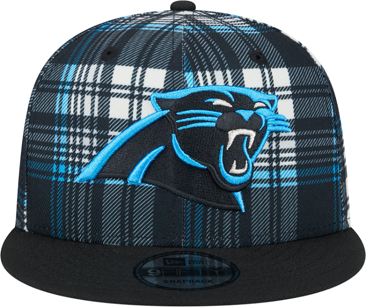 New Era 2024 Carolina Panthers Statement Grey Sideline 950 Snapback Adjustable Hat back view