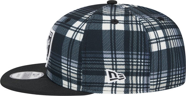 New Era 2024 Las Vegas Raiders Statement Grey Sideline 950 Snapback Adjustable Hat detail view