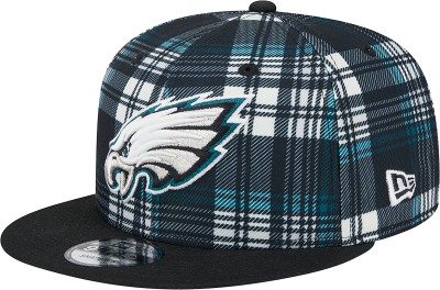 New Era 2024 Philadelphia Eagles Statement Grey Sideline 950 Snapback Adjustable Hat front view