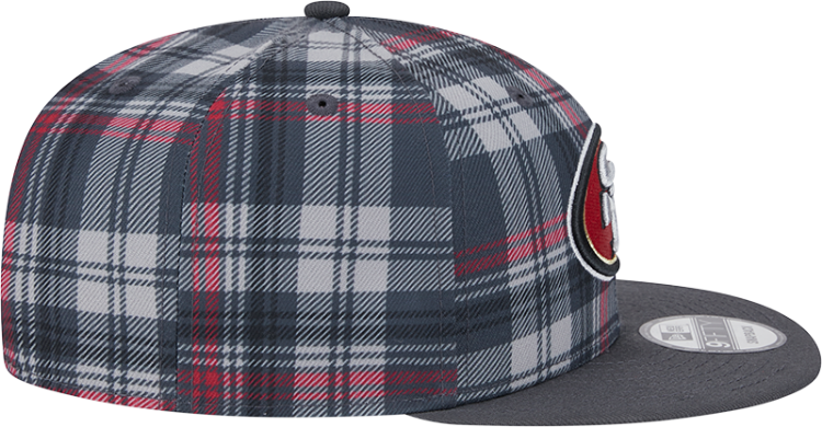 New Era 202 San Francisco 49ers Statement Grey Sideline 950 Snapback Adjustable Hat image 6