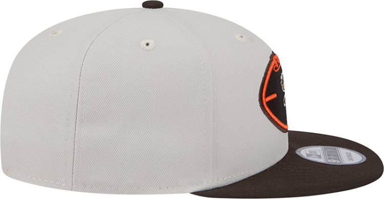 Cleveland Browns New Era 2024 Sideline Historic 59FIFTY Fitted Hat - Stone/Black image 6