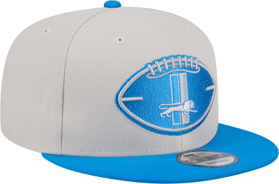 Detroit Lions New Era 2024 Sideline Historic 59FIFTY Fitted Hat - Stone/Black front view