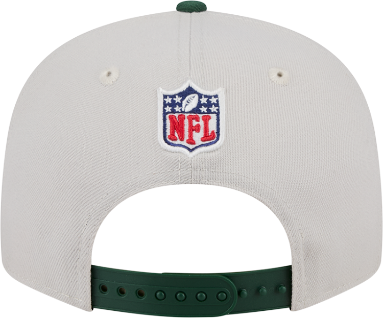 Green Bay Packers New Era 2024 Sideline Historic 59FIFTY Fitted Hat - Stone/Black image 6