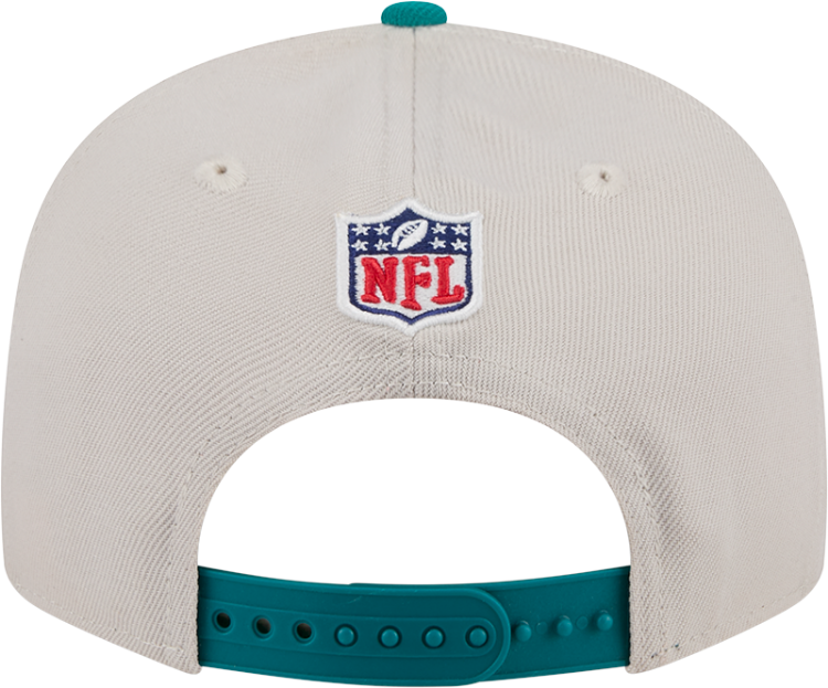 Miami Dolphins New Era 2024 Sideline Historic 59FIFTY Fitted Hat - Stone/Black image 6