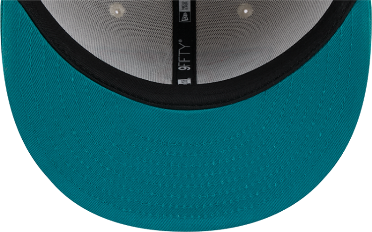 Miami Dolphins New Era 2024 Sideline Historic 59FIFTY Fitted Hat - Stone/Black image 7