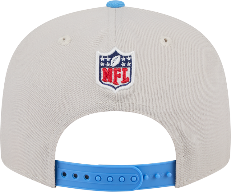 Houston Oilers New Era 2024 Sideline Historic 59FIFTY Fitted Hat - Stone/Black image 5