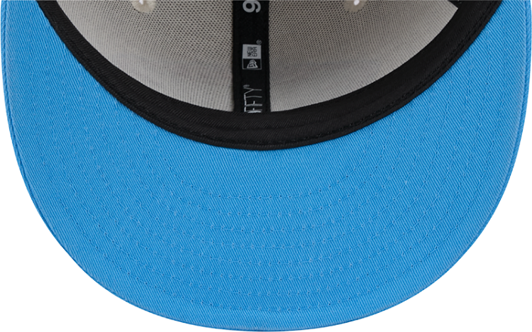 Houston Oilers New Era 2024 Sideline Historic 59FIFTY Fitted Hat - Stone/Black image 7