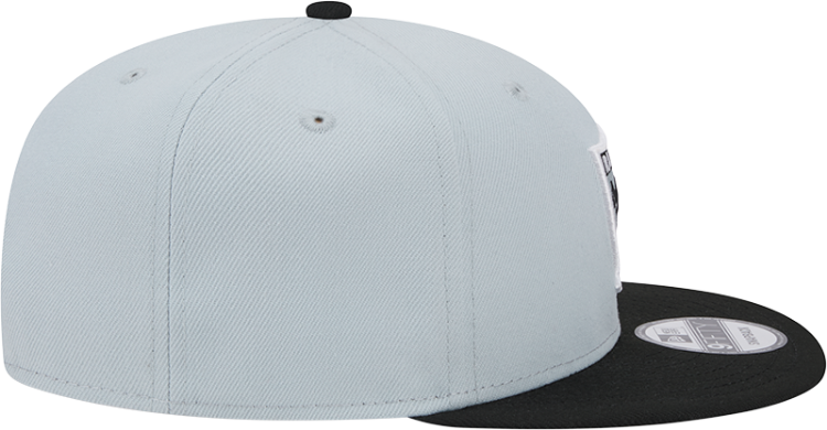 Las Vegas Raiders 2025 New Era 9FIFTY Snapback Hat – Official Sideline Cap in Light Gray & Black image 5