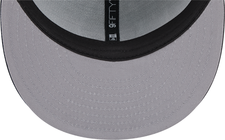 Men's Las Vegas Raiders New Era Cream/Black 2024 Sideline Historic 9FIFTY Snapback Hat