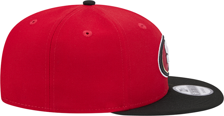 Men's San Francisco 49ers New Era Red/Black 2024 Sideline Historic 9FIFTY Snapback Hat