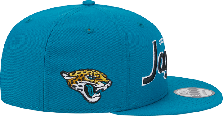 Jacksonville Jaguars New Era Main Script 9FIFTY Snapback Hat - Teal image 6