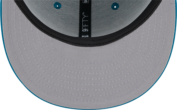 Jacksonville Jaguars New Era Main Script 9FIFTY Snapback Hat - Teal image 7