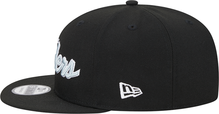 Men's Las Vegas Raiders New Era Black Main Script 9FIFTY Snapback Hat
