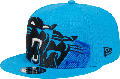 Carolina Panthers New Era Team Shadow Navy 9FIFTY Snapback Hat front view