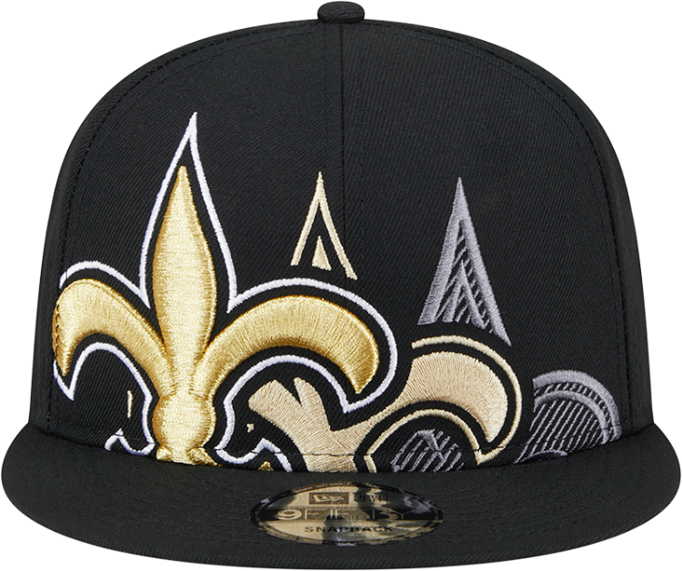 New Orlean Saints New Era Team Shadow Navy 9FIFTY Snapback Hat