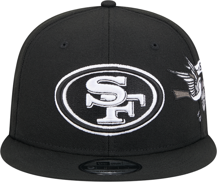 Men's San Francisco 49ers New Era Black City Art 9FIFTY Snapback Hat