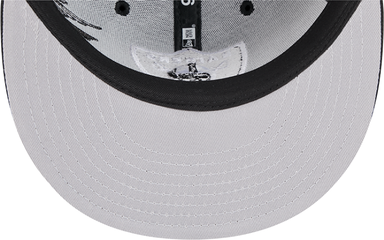 Men's Las Vegas Raiders New Era Black City Art 9FIFTY Snapback Hat image 7