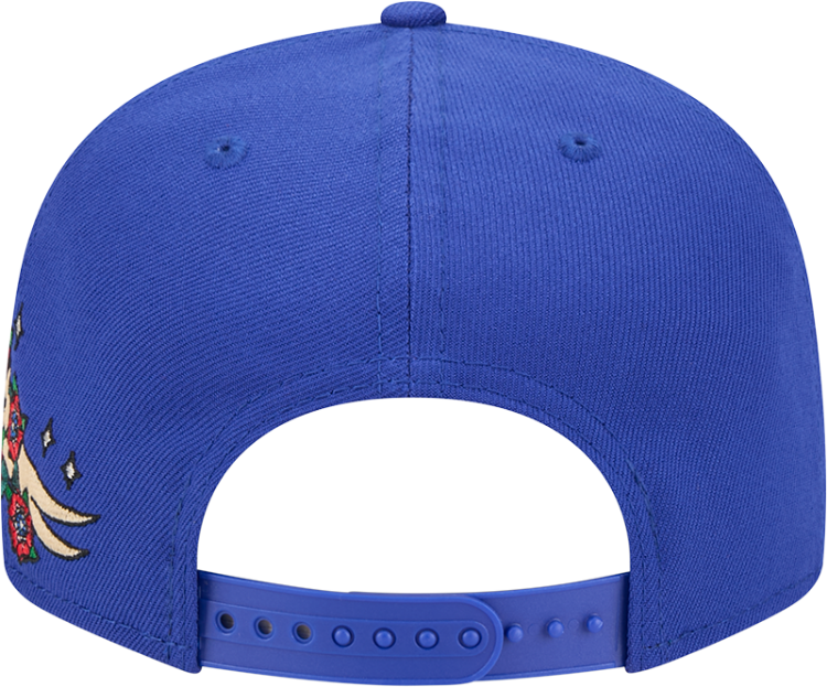 Men's Golden State Warriors New Era Royal Injection City Art 9FIFTY Snapback Hat image 5