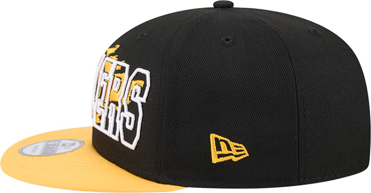 Men's New Era Pittsburgh Steelers Splatter 950 Snapback Hat detail view
