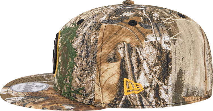 New Era Men's Realtree Camo Pittsburgh Steelers Active 9FIFTY Snapback Hat
