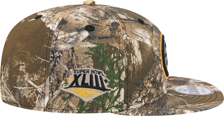 New Era Men's Realtree Camo Pittsburgh Steelers Active 9FIFTY Snapback Hat