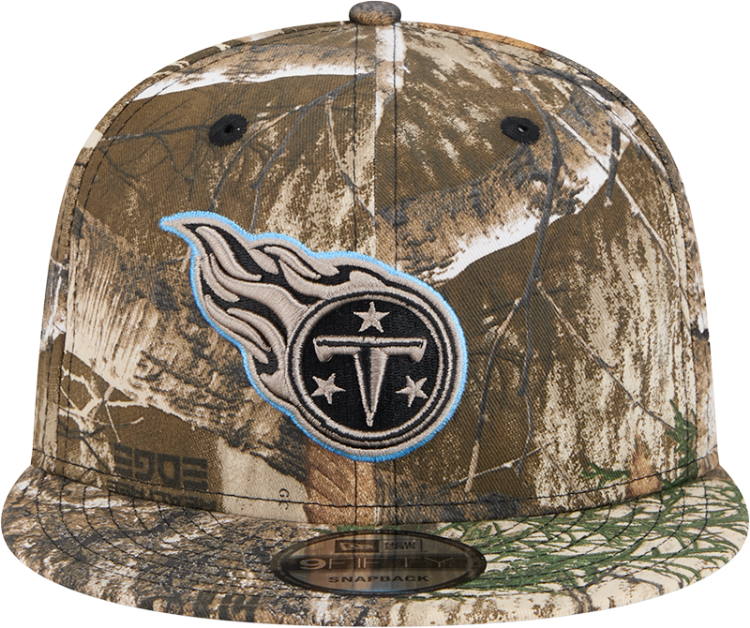 Men's New Era Realtree Camo Tennessee Titans Active 9FIFTY Snapback Hat back view