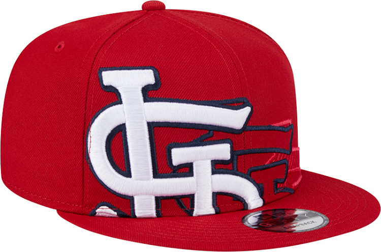 St. Louis Cardinals New Era Team Shadow 9FIFTY Snapback Hat - Red