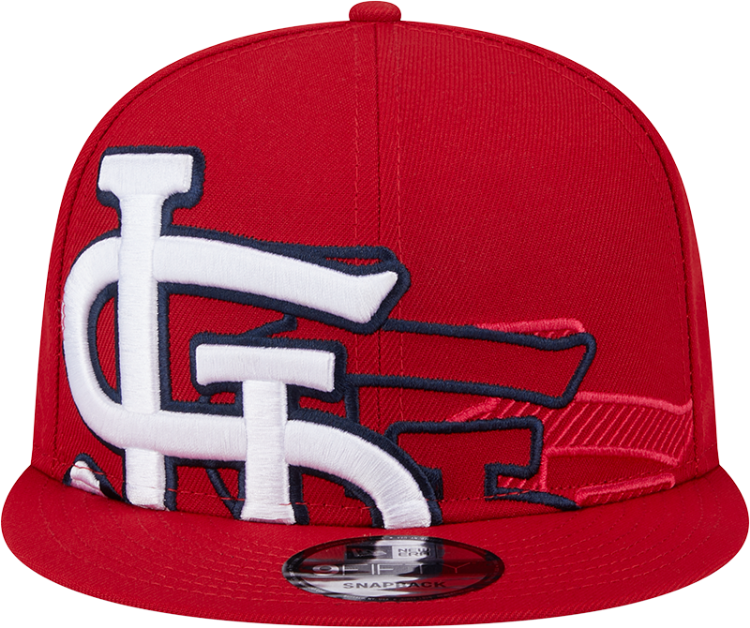 St. Louis Cardinals New Era Team Shadow 9FIFTY Snapback Hat - Red