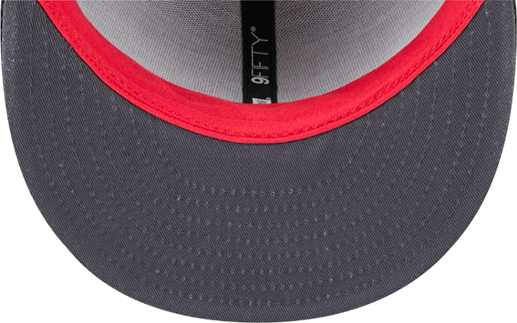 Men's Chicago Bulls New Era Black Midnight Ink Pop Outline 9FIFTY Snapback Hat image 7