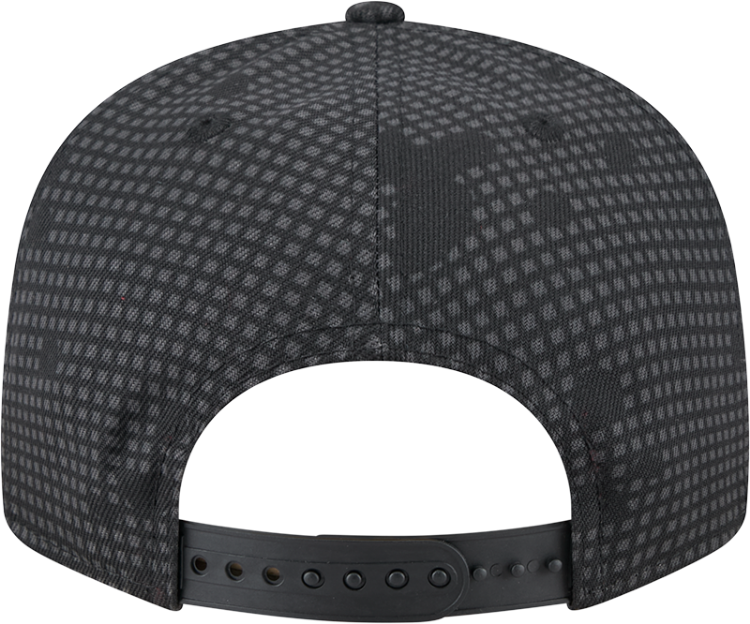 Philadelphia 76ers New Era Midnight Ink Pop Outline 9FIFTY Snapback Hat - Black image 5